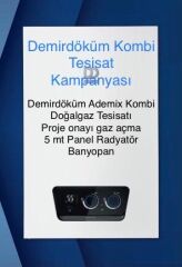 Demirdöküm Kombi Tesisat Kampanyası